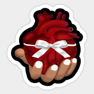 I Give You My Heart Sticker